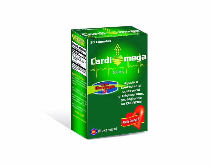 Cardiomega 500 mg Cápsulas