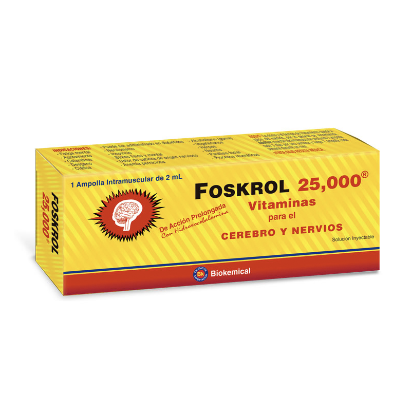 Foskrol 25,000 Solución Inyectable