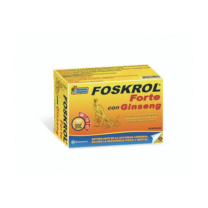 Foskrol Forte con Ginseng Cápsulas de Gelatina Blanda