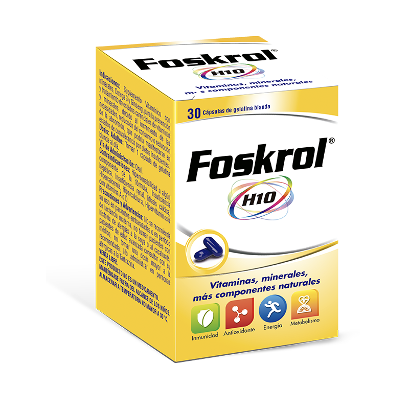 Foskrol H10 Capsula de Gelatina Blanda