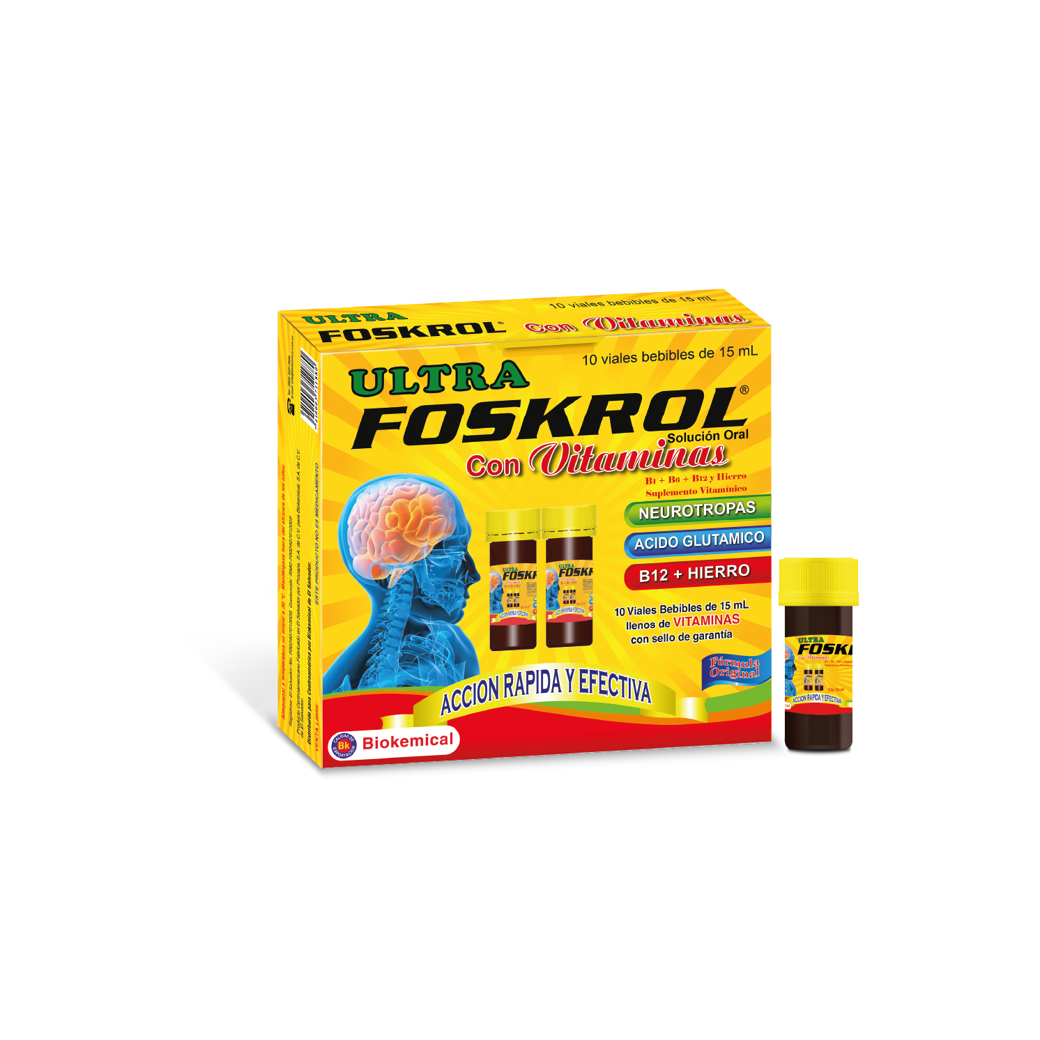 Ultrafoskrol Solución Oral - Viales