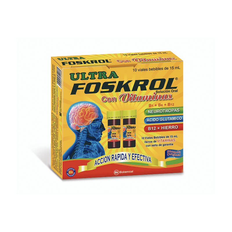 Ultrafoskrol Solución Oral - Viales