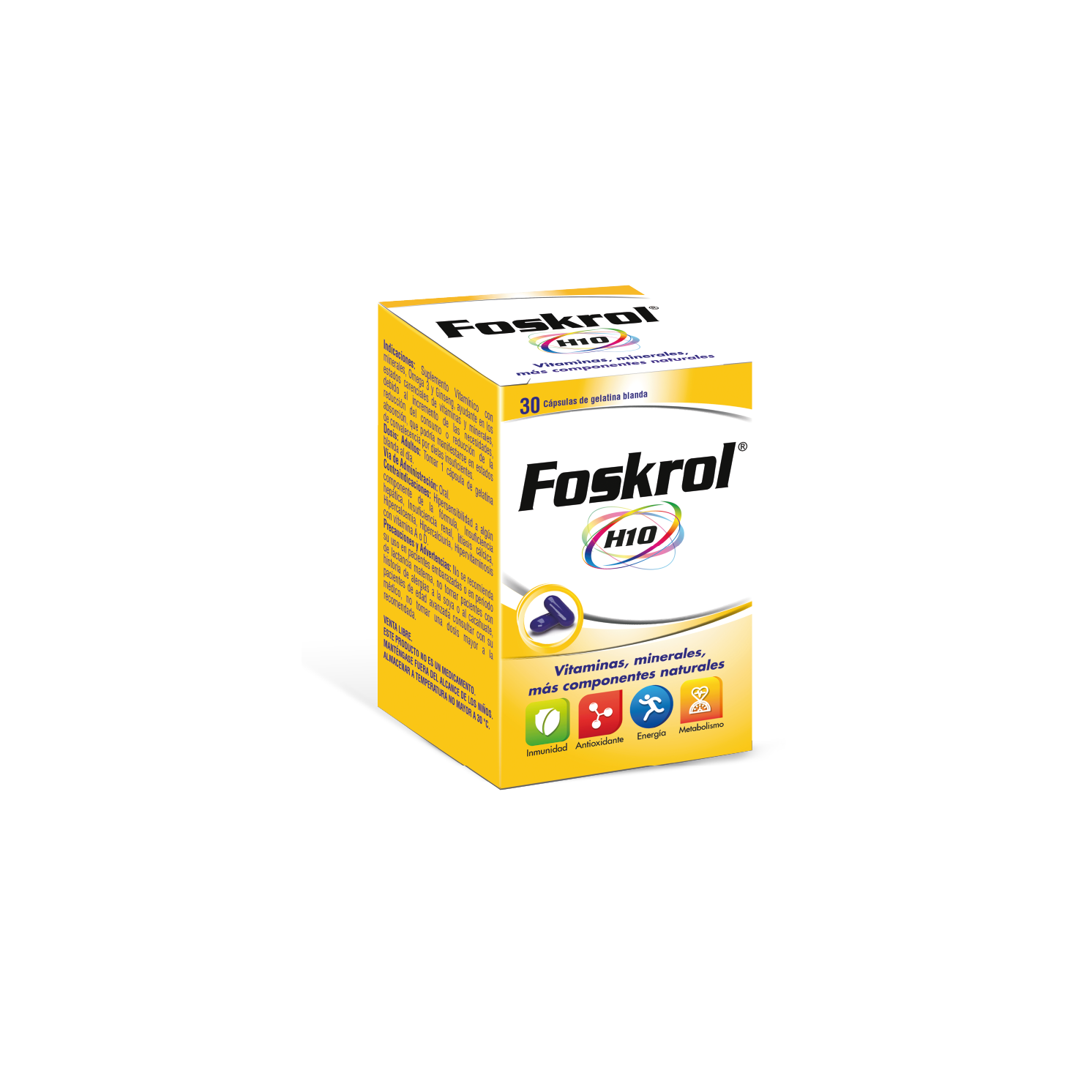 Foskrol H10 Capsula de Gelatina Blanda